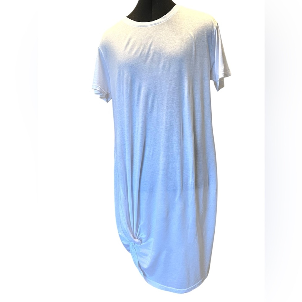 Sundry Side-twist Tee Dress NWT Size 2 / Medium MSRP $138 - Picture 2 of 8
